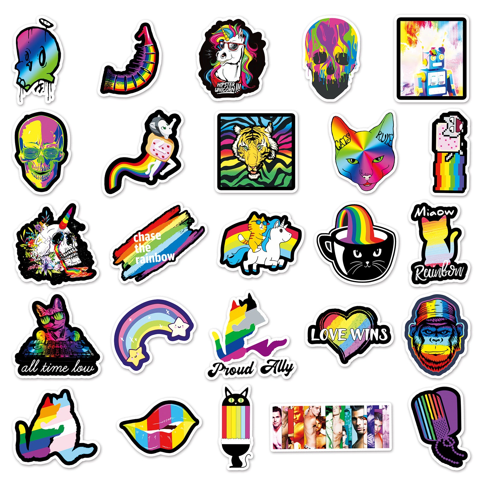 Wholesale 50pcs color notebook diy personality stickers